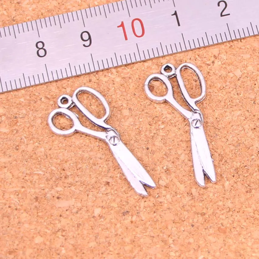 114Pcs Antique Silver Plated scissor Charms Diy Handmade Jewelry Findings Accessories 30mm | Украшения и аксессуары