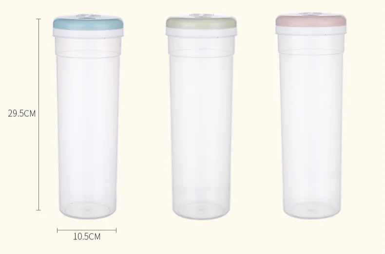 Household transparent food storage tanks grain storage box fresh storage sealed cans kitchen noodles box WF619914