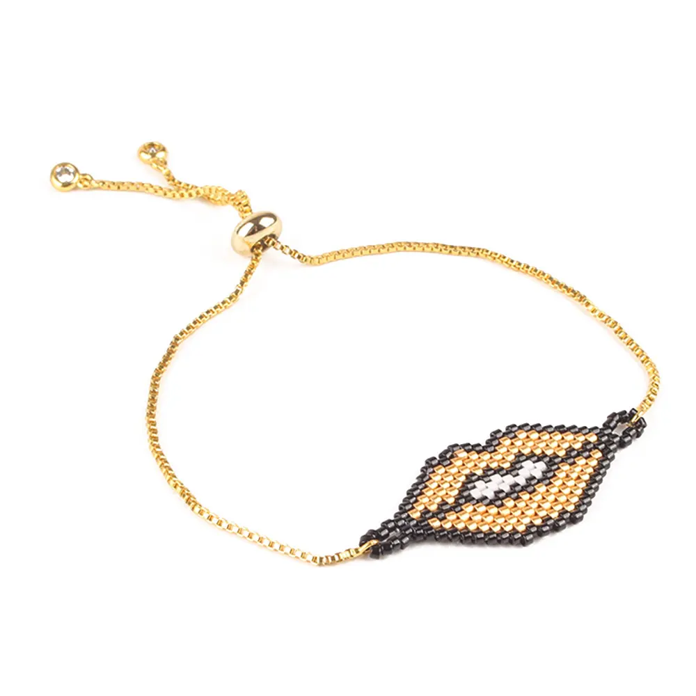Go2boho Delica MIYUKI Браслет Золотая Звезда Pulsera 6 обруч кристалл сексуальные Золотые губы вечерние ювелирные изделия для женщин браслеты с кисточкой Handmad
