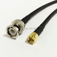 new sma male plug switch bnc male rf coax cable rg58 wholesale fast ship 50cm 20adapter