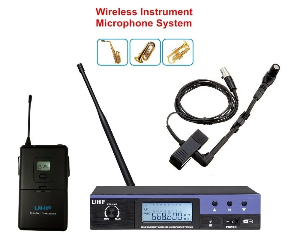 Bolymic UHF PRO беспроводной микрофон система инструментов с бета 98 H/C инструмент microfoon draadloos