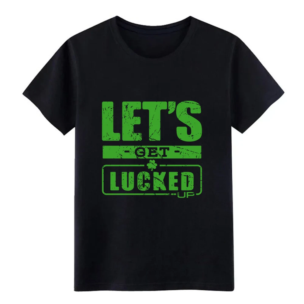 Lets Get Lucked Up/футболка на День Святого Патрика Футболка с принтом Базовая