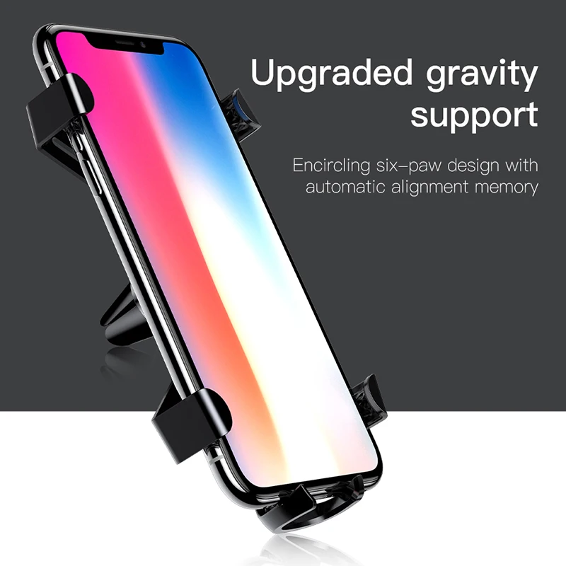 BASEUS Spinner Автомобильный держатель для iPhone X 8 7 Samsung Примечание S8 Универсальный Паук