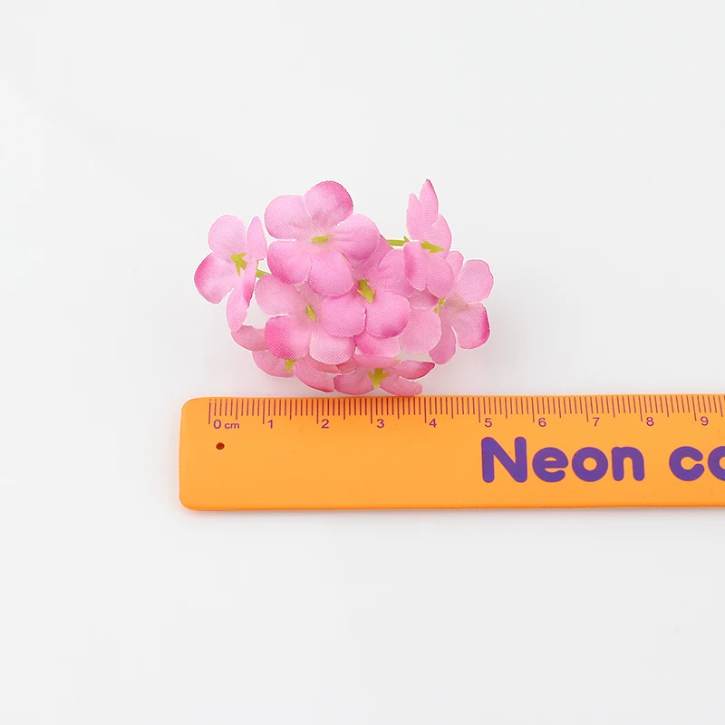 Мини гортензии 5 см искусственные цветы вишни для дома/свадьбы/венков/украшения