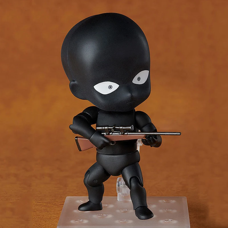Detective Conan Figma 878 черный человек подвижный персонаж ручная версия черное тело #