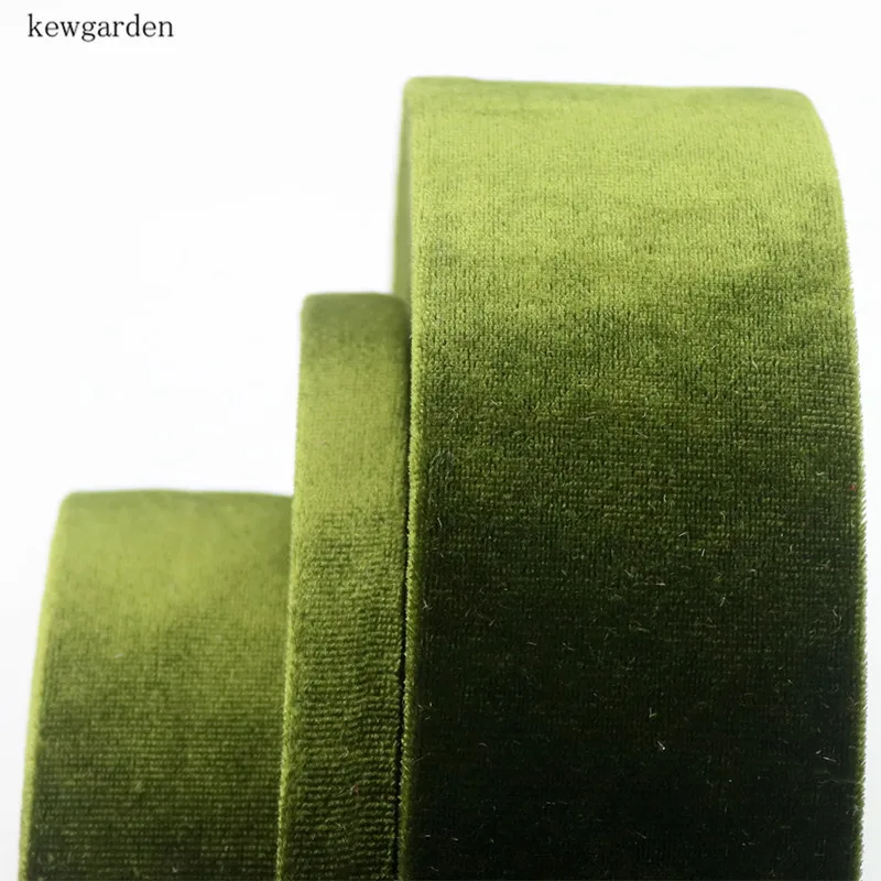 Kewgarden 13 мм 1 3 см бархатная хлопчатобумажная лента для ношения одежды фланелевая