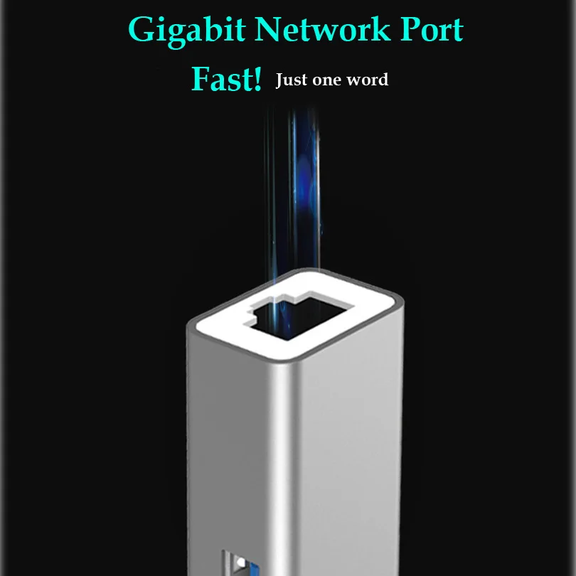 4 в 1 Алюминиевый USB Type c док станция для 3 0 RJ45 высокоскоростной C концентратор MacBook