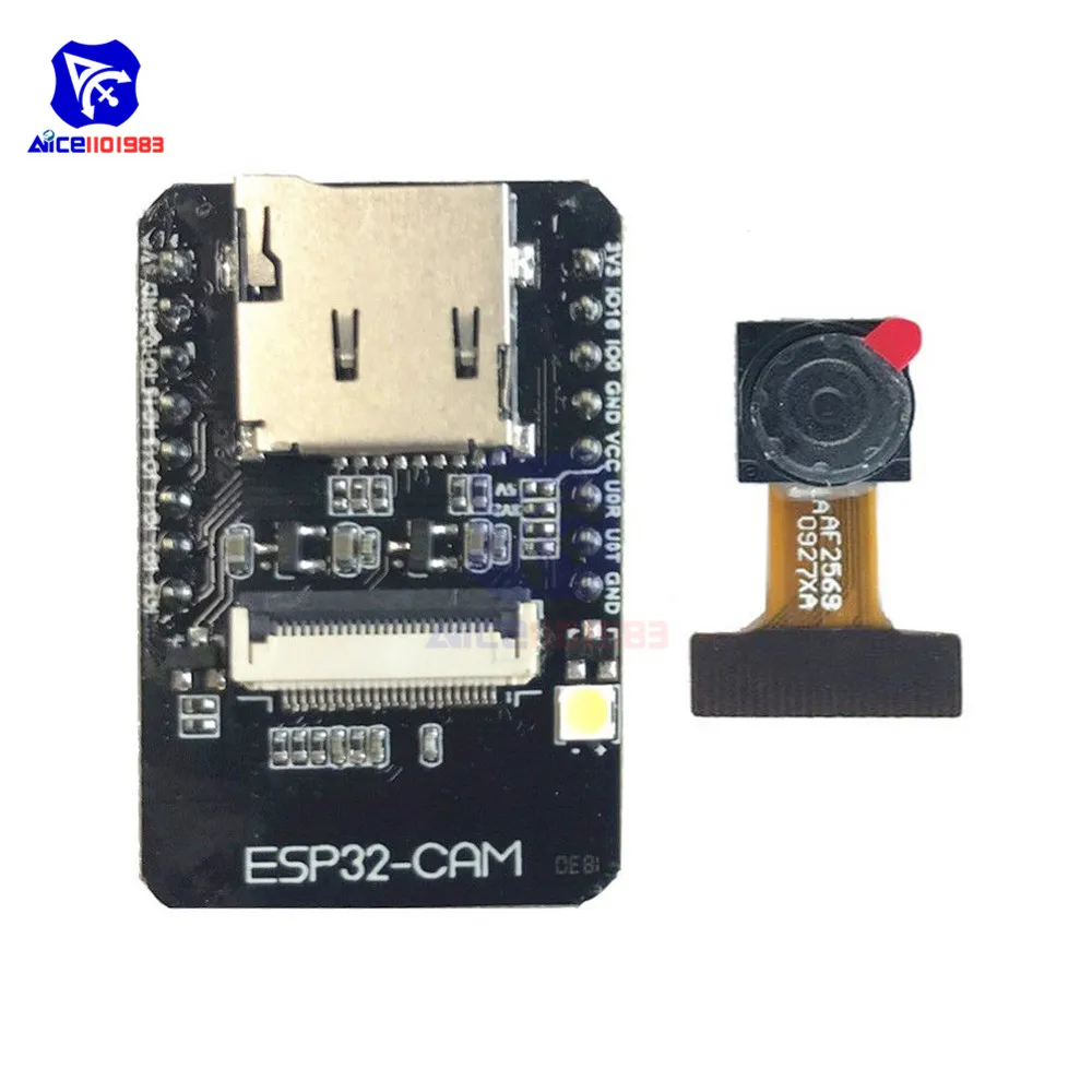 ESP32-CAM ESP32-S WI-FI плата Bluetooth OV2640 2MP Беспроводной Камера модуль TF карты слот Беспроводной расширения модуль для Arduino