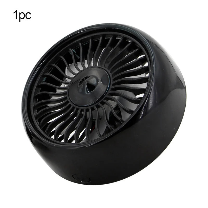 Air vent Black Автомобильный Вентилятор вентиляционное отверстие 12 В светодиодный фонарь Автомобильный Вентилятор электрическое охлаждение для лета вентиляционное отверстие приборной панели декоративные мини аксессуары для вентилятора - Название цвета: Air vent Black