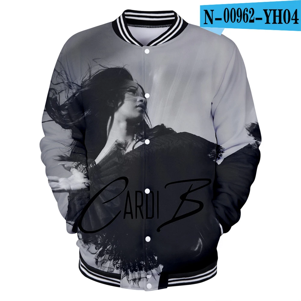Женская одежда зимняя ветровка Женская бейсбольная куртка Cardi B Harajuku Veste Femme Повседневная Горячая Распродажа Пальто и куртки - Цвет: N00962