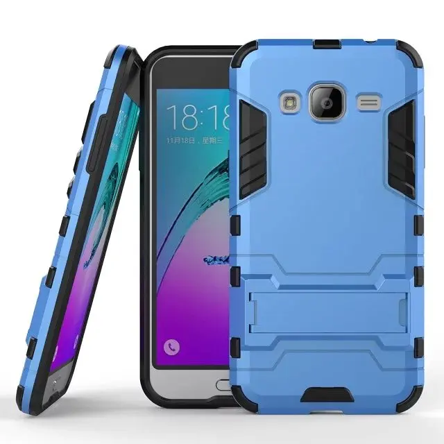 Чехол книжка для samsung Galaxy J3 2016 J320 J320F J320H Heavy Duty гибридный жесткий прочный резиновый