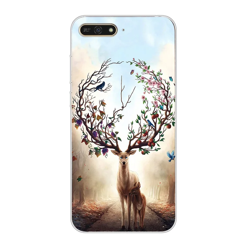 ciciber Cover For Huawei Y9 Y7 Y6 Y5 Y3 Prime Pro 2018 2017 2019 Phone Cases Soft TPU Cute Animal Butterfly Owl Shell Coque Capa |