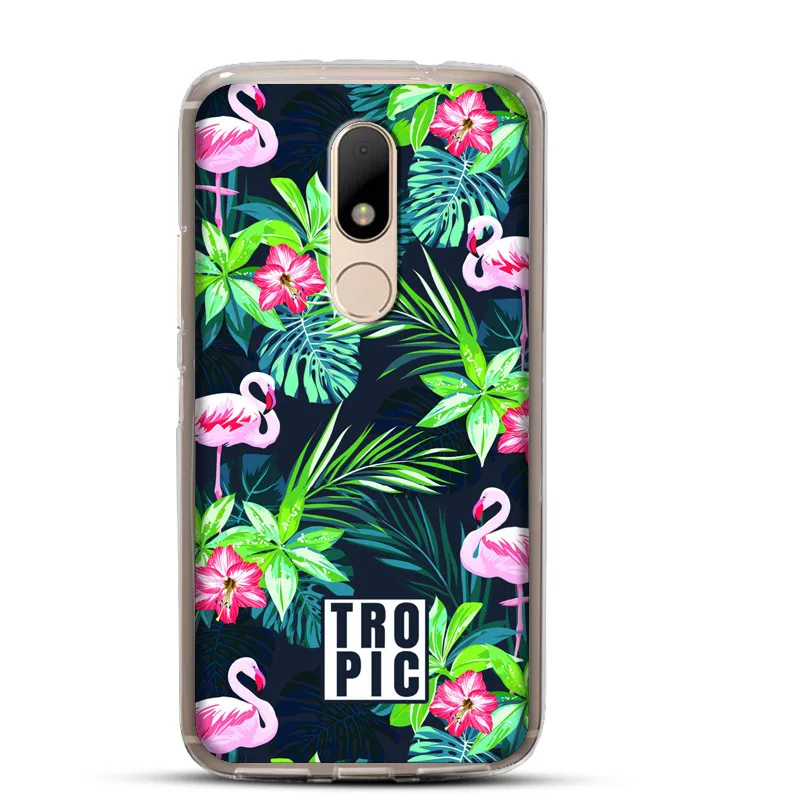 Мягкий силиконовый чехол для Motorola Moto M XT1662 из ТПУ с милым мультяшным рисунком