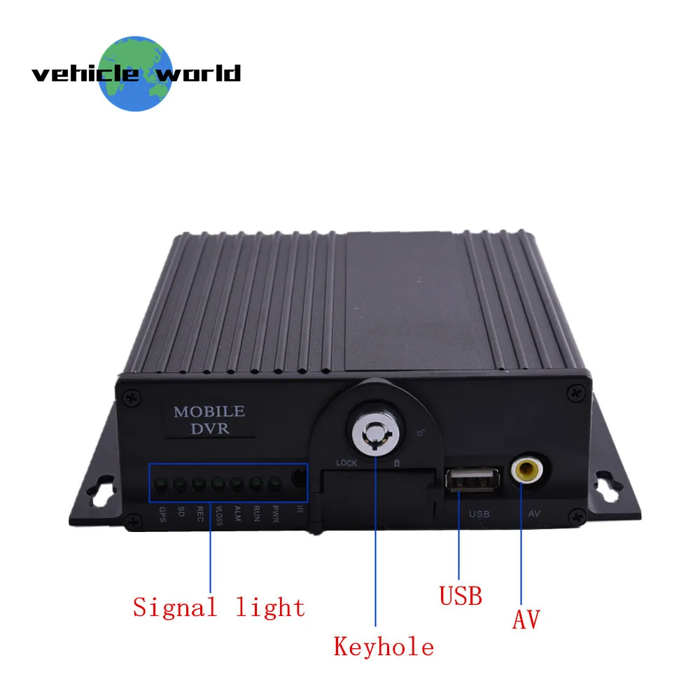 1.0MP AHD 720P двойная sd карта 4 канала прицеп грузовик такси автомобиль школьный
