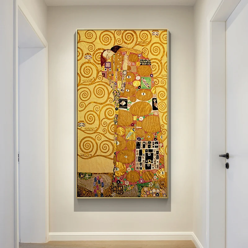 SURELIFE Классическая европейская картина маслом Klimt абстрактные картины на холсте
