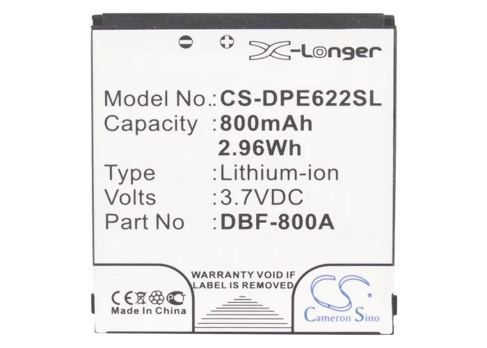 

Cameron Sino High Quality 800mAh Battery DBF-800A, DBF-800B, DBF-800C, DBF-800D for Doro PhoneEasy 520, PhoneEasy 520x