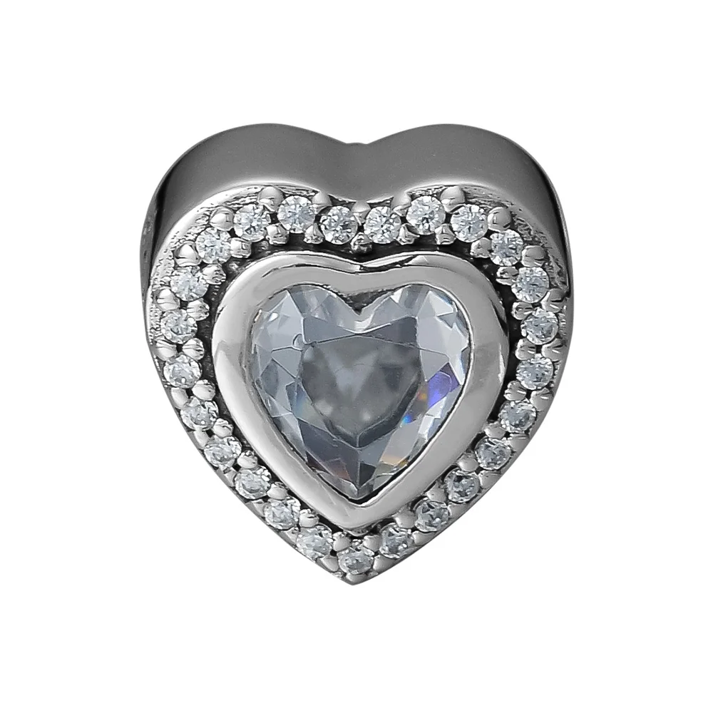

Beads FOR Jewelry Making DIY Sterling-Silver-Jewelry Sparkling Love Bead Charm Silver 925 Original Berloque Perles Charm