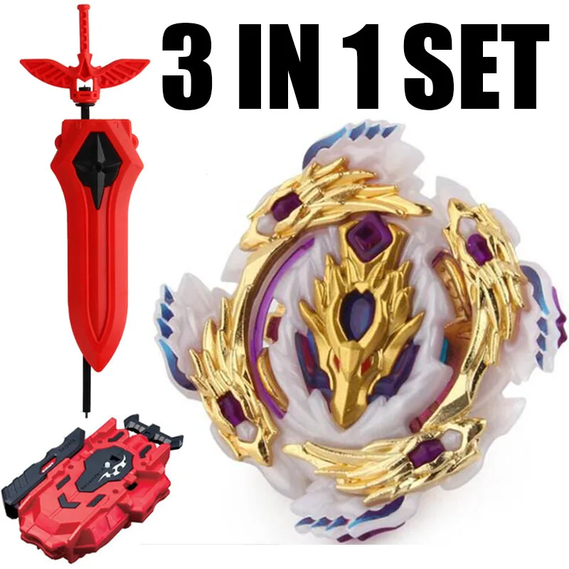Специальное издание черный золотой кровавый Longinus / Luinor Burst BOOSTER Spining Top GOLD Vesion Toys W/
