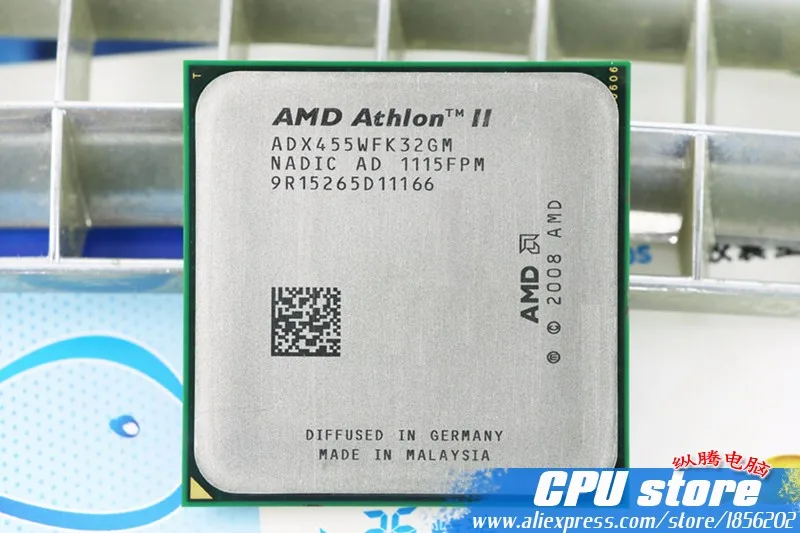 Процессор AMD Athlon II X3 455 процессор трехъядерный(3,3 ГГц/95 Вт/2000 ГГц) разъем am3 am2+ 938 pin 450 445