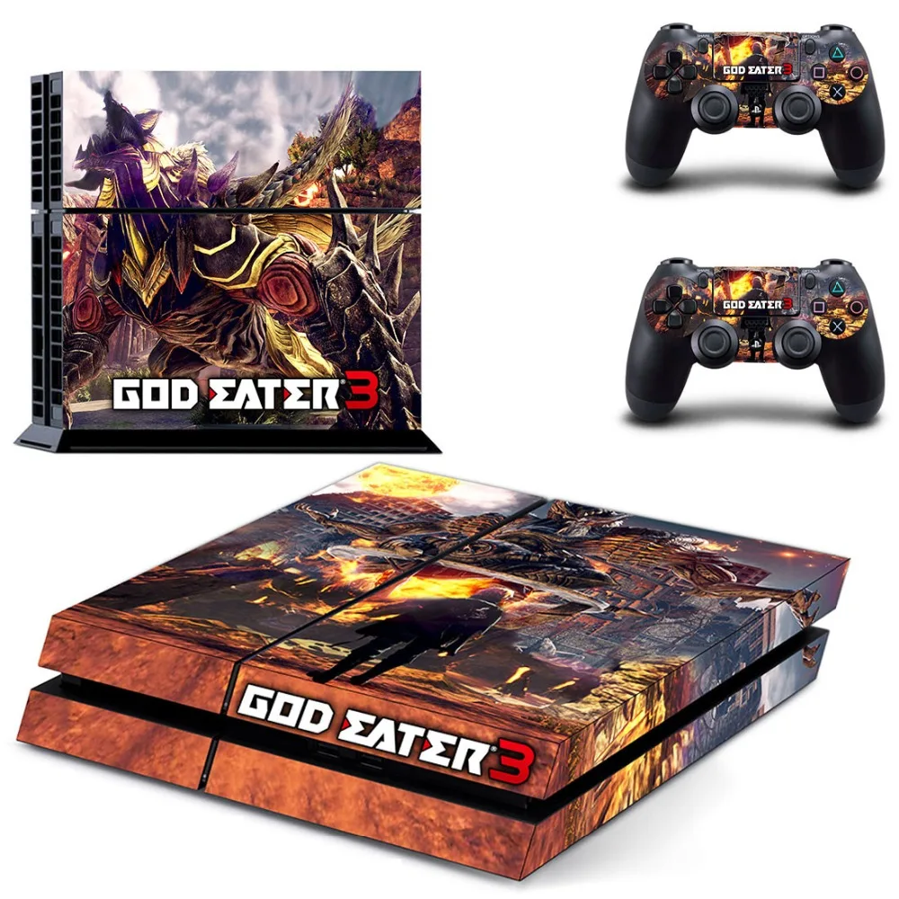 PS4 наклейки на контроллер God Eater 3 vinilo ps4 Дизайн Виниловая наклейка для игровая