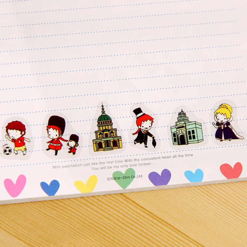 6 шт. прозрачные наклейки для дневника и книги с календарем украшение альбома