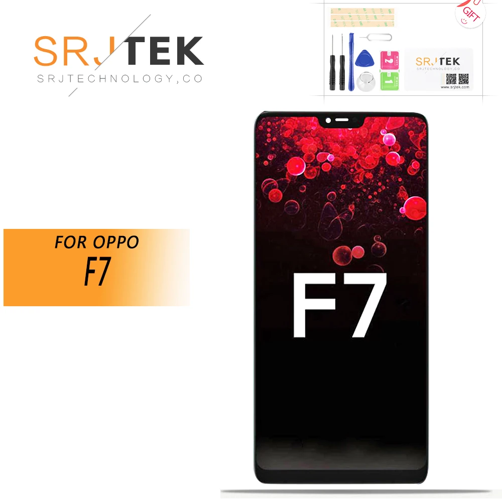 Для Oppo F7 CPH1819 ЖК-дисплей кодирующий преобразователь сенсорного экрана в сборе