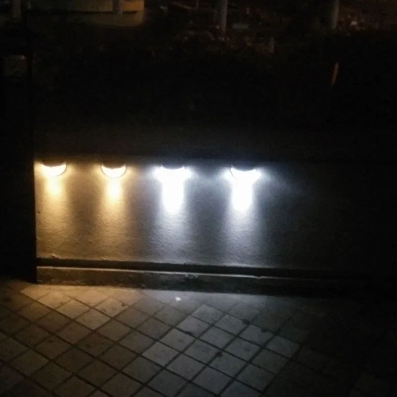 LED solar outdoor wall lamp garden landscape decoration night light Courtyard villa corridor fence door waterproof free shipping | Лампы и