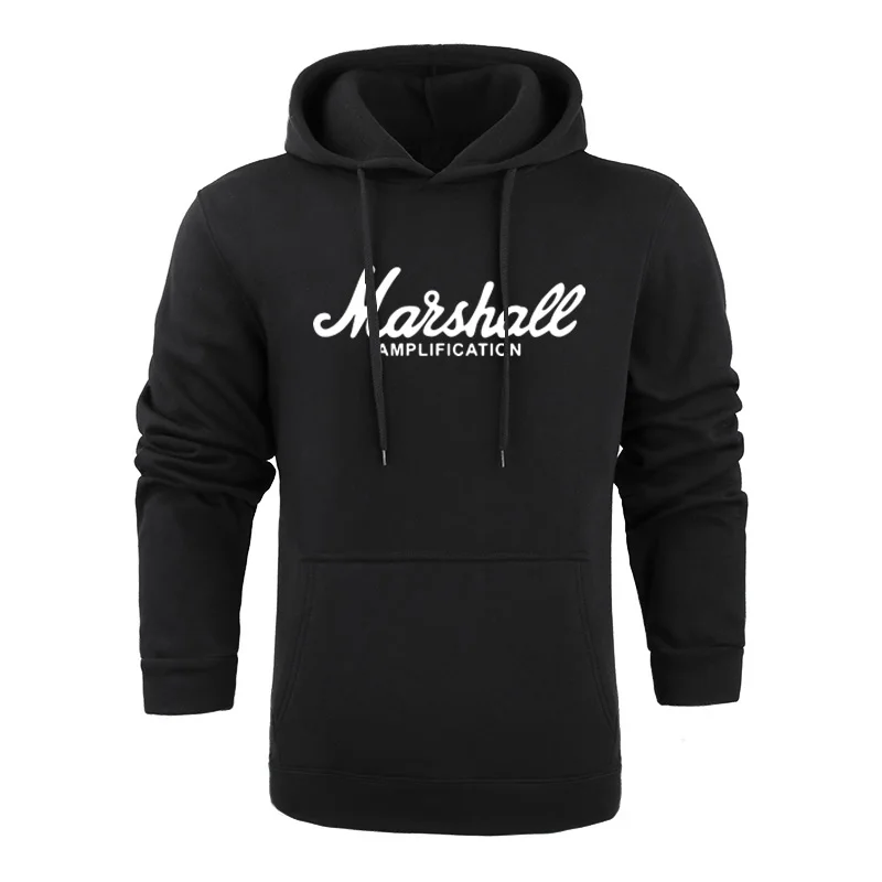 Толстовка с капюшоном Marshall на молнии со звуковой лентой мужская толстовка в