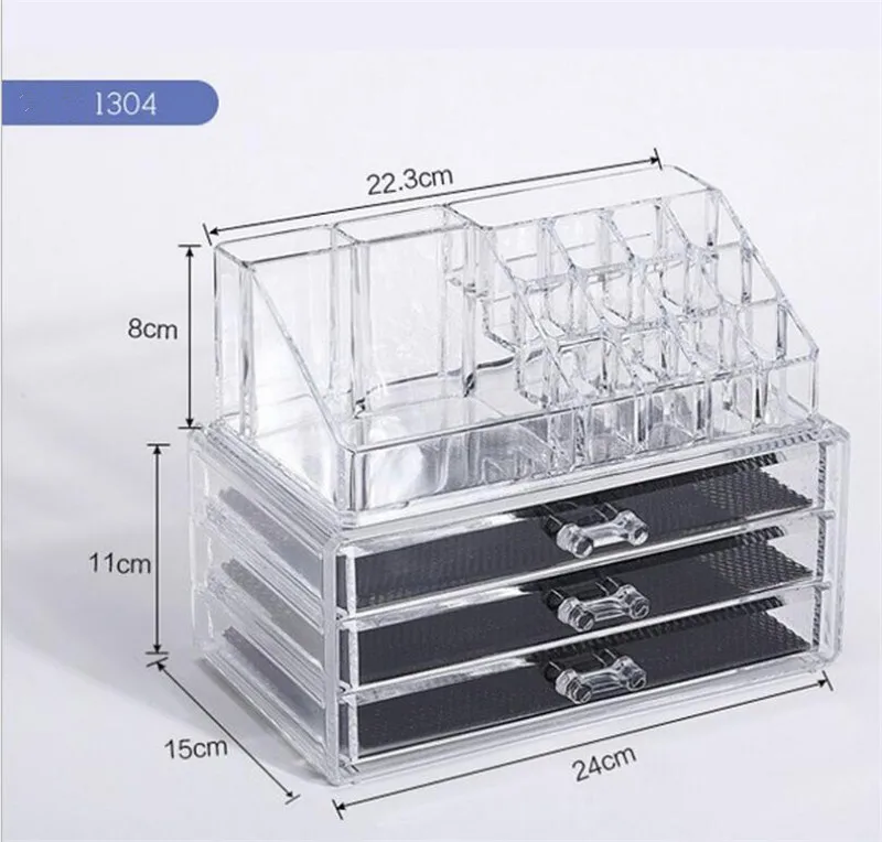 Органайзер для косметики 1 шт. коробка хранения демонстрационная акриловая