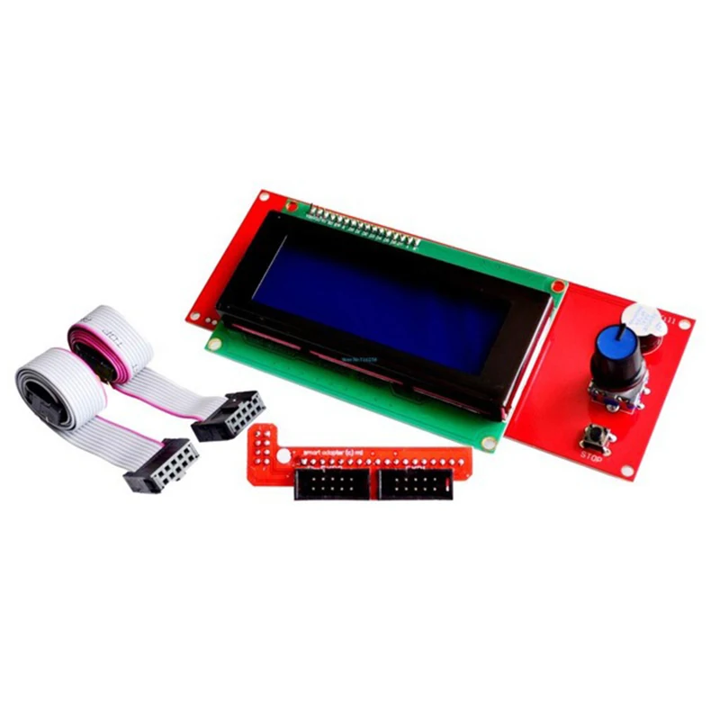Aokin 2004 ЖК-дисплей Дисплей 3D-принтеры Reprap умный контроллер для адаптера Reprap RAMPS 1,4 1,6 Mega2560 доска 2004 ЖК-дисплей контроллер