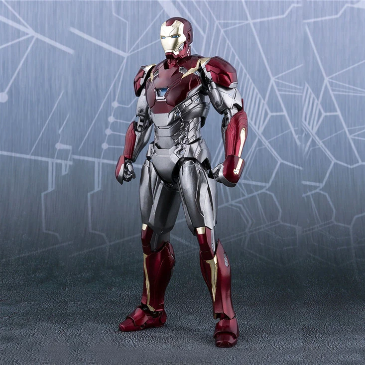 HKXZM Аниме фигурки SHF SHFiguarts Железный человек МК 47 Mark XLVII ПВХ фигурка Коллекционная