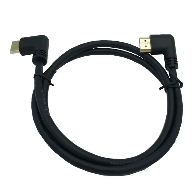 

HDMI 2.0 4K 3D Dual 90 Degree Left Angled HDMI Male to Right Angled HDMI Male HDTV Cable for DVD PS3 PC 15cm 50cm 100cm