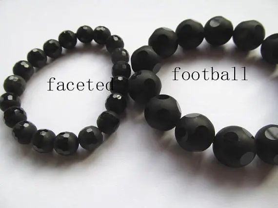 

high quality genuine Rainbow Obsidian Gemstone round ball football faceted jewelry bracelet 10 12 14mm 8inch