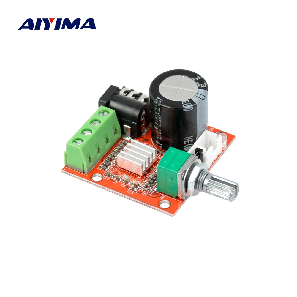 AIYIMA 12 В мини Hi-Fi PAM8610 аудио стерео усилитель плата 2X10W двухканальный D Класс |