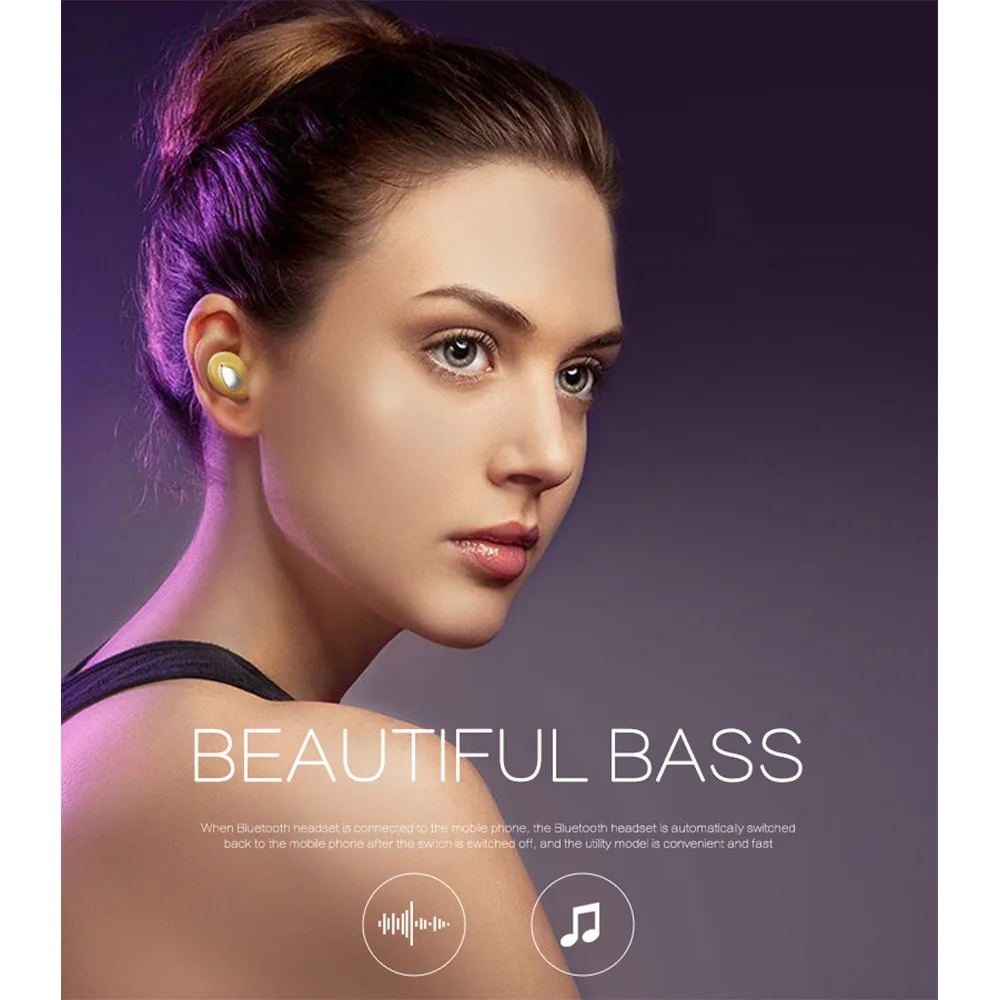 Wholesale and Dropshipping Bluetooth Earphone Wireless Earbuds Headset With Mic for iPhone Xiaomi Samsung Huawei LG(Single) | Электроника