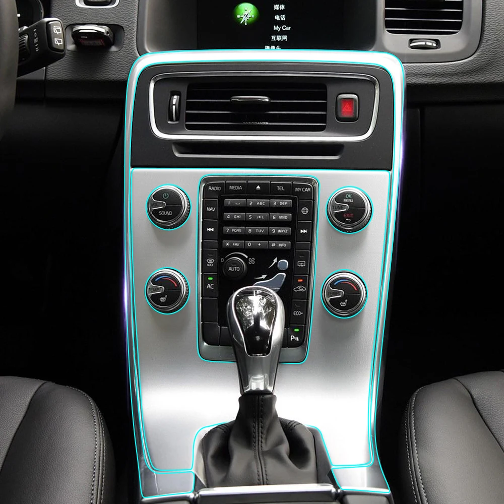 Anti Scratch Ясно салона центральной Управление панель передач прозрачная защитная