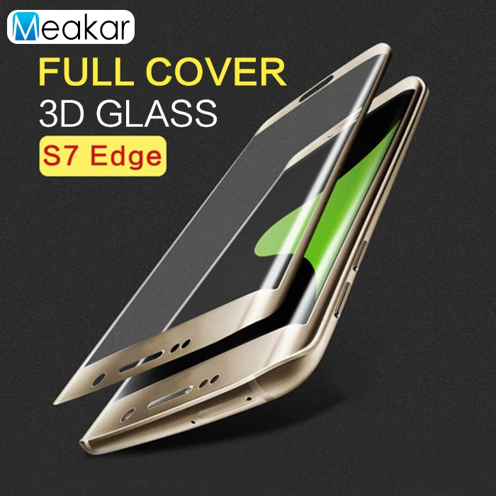 Экран печать 5.5for samsung Galaxy S7 край закаленное Стекло пленка Экран протектор для samsung Galaxy S7 край S7edge чехол для телефона