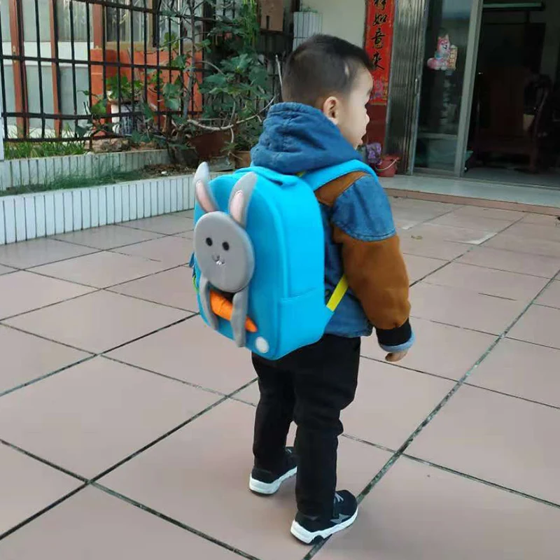 Милые детские сумки с кроликом для девочек водонепроницаемые школьные ранцы