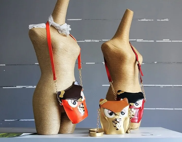 2018 Новое прибытие мультфильм сумка Сова Сумки на плечо для отдыха Для женщин