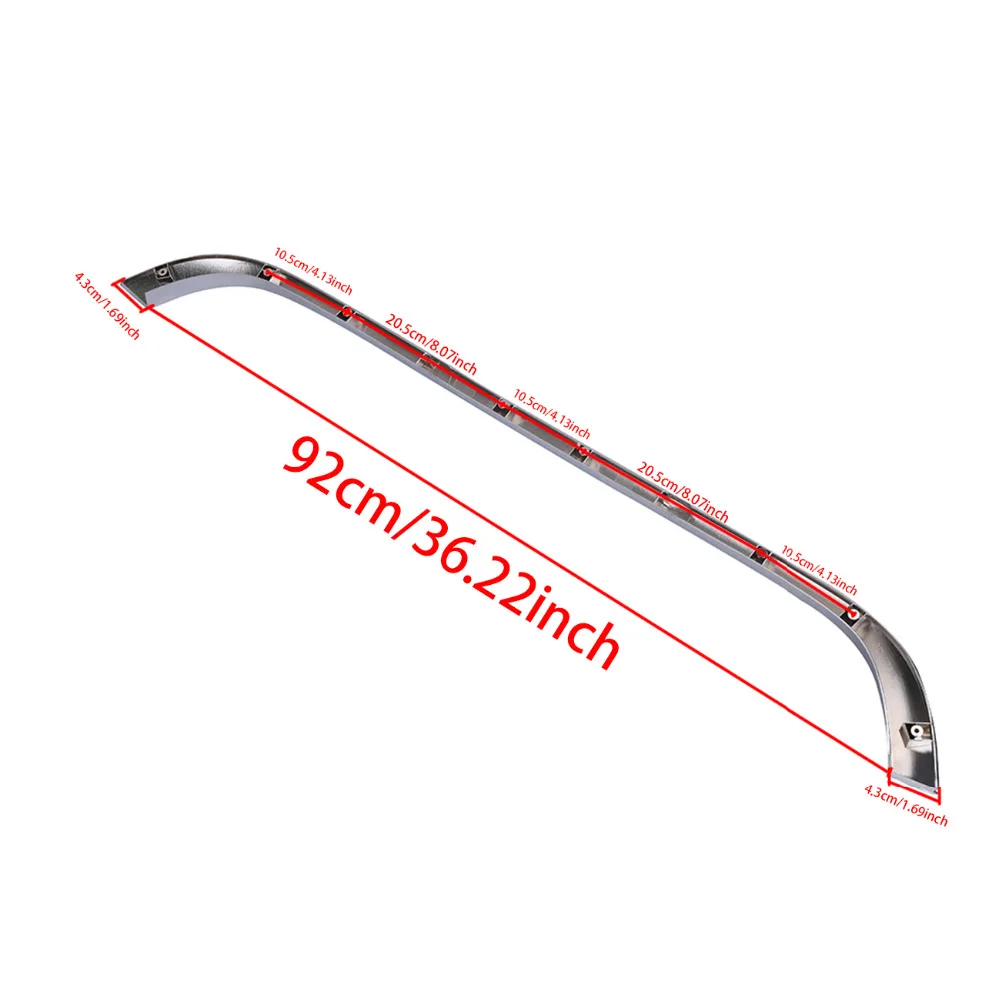 Хромированный автомобильный передний бампер капот отделка рамы полосы решетки