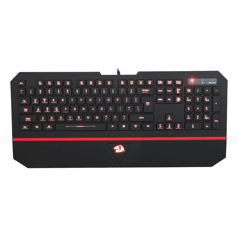 Игровая клавиатура Redragon K502 RGB светодиодный с подсветкой 104 клавиша компьютерный