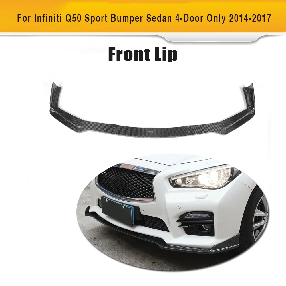 Углеродное волокно авто спойлер антикрыло на крышу для Infiniti Q50- автомобильный стикер, спойлер