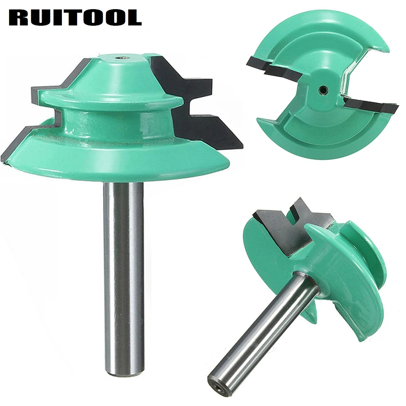 Фрезы для деревообработки 1/4 дюйма под углом 45 градусов|router bit|wood cuttermiter router bit |