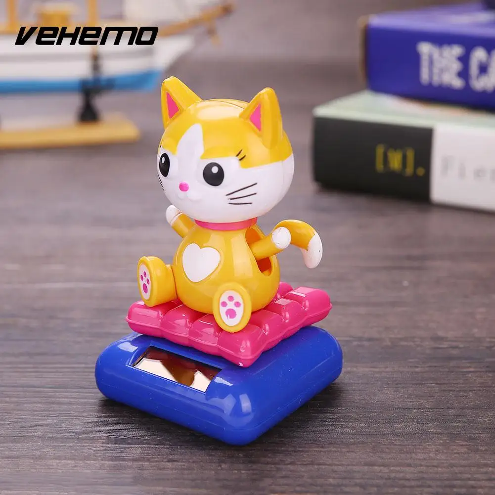 Vehemo Модель Кукла танцевальная игрушка на солнечных батареях животное котенок