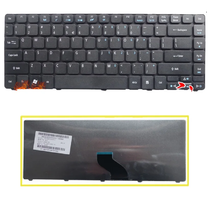 

SSEA Brand New US Keyboard For Acer Aspire 4740 4740G 4741 4741G 4741Z 4741ZG 4743 4743G 4743Z 4540 4540G 4739Z