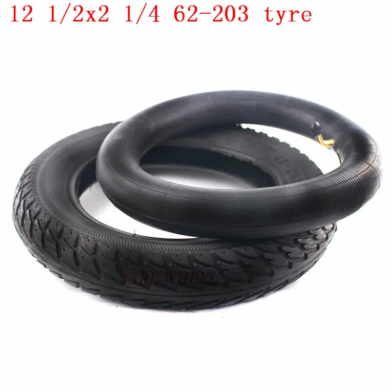 tube and tyre 12 дюймовая шина 12 1/2X2 1/4(62-203) подходит для многих газовых электрических скутеров и электровелосипедов 12 1/2X2 1/4 колеса шины и внутренняя труба - Цвет: tube and tyre