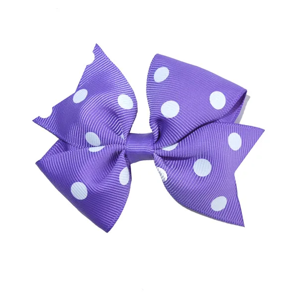 Dots-464 Delphinium 2 шт. 3,5 дюймов бант для волос заколки для волос для маленьких девочек заколки для волос Бутик волос заколка-бабочка «ласточкиным хвостом» лук заколки для волос аксессуары для волос - Цвет: Dots-464 Delphinium