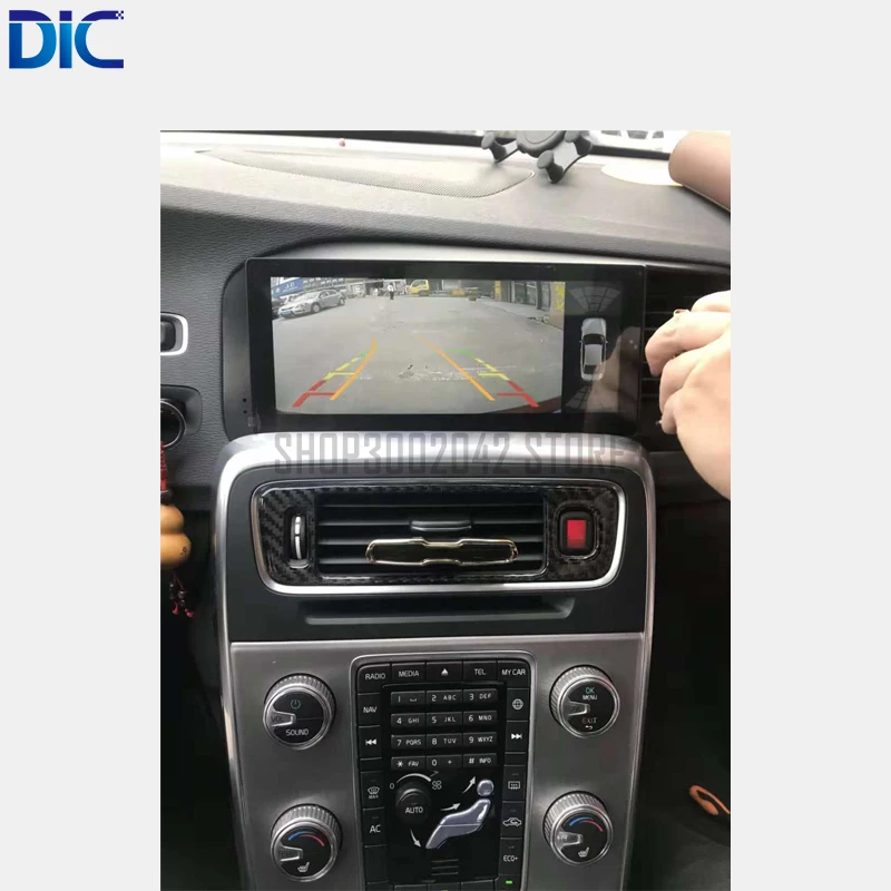 DLC Android система навигации Автомобильный плеер Многофункциональный gps автомобильный Стайлинг 8,8 дюймов видео аудио для volvo S60 V60 2011
