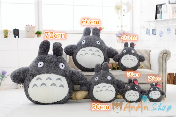 Free Shipping New 19 in. 50cm Cute Totoro Stuffed Animal Doll Plush Chinchilla Soft Toy Hold Pillow Birthday Gift | Игрушки и хобби