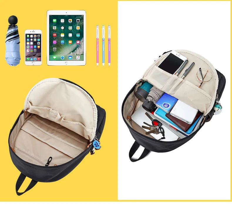Tourya, женский рюкзак с защитой от кражи, USB зарядка, наушники, школьные сумки для девочек, рюкзак для ноутбука, рюкзак для путешествий, рюкзак для книг, Mochila